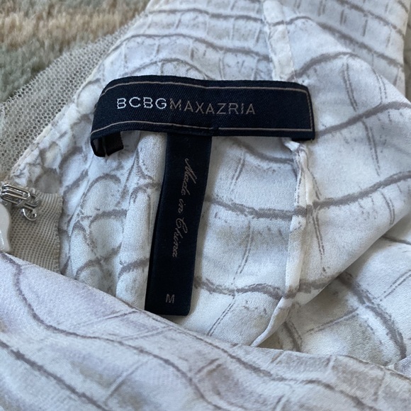 NWOT BCBGMAXAZRIA 100% Silk Dress - M - Picture 4 of 11